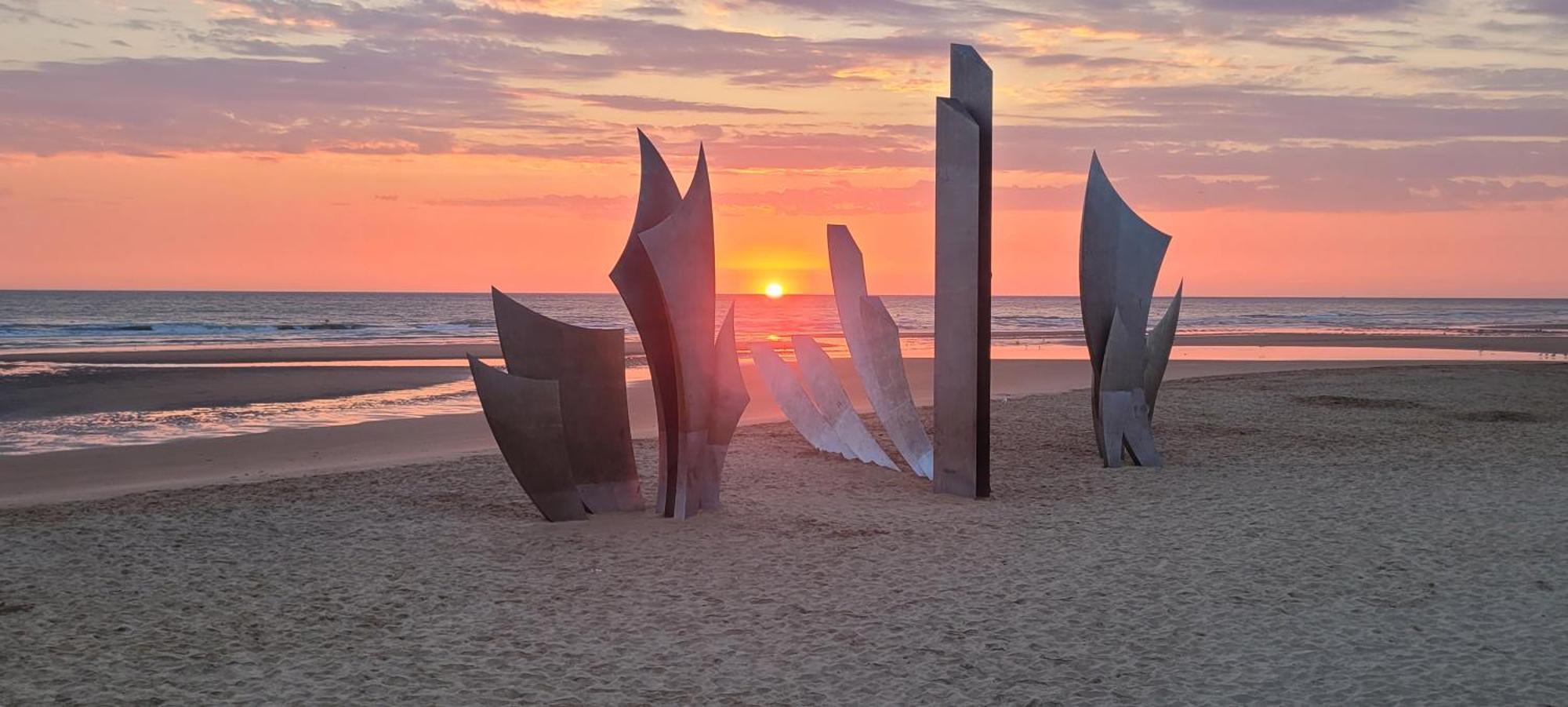 سانت لاورينت سور مير Omaha Beach Vue Les Braves المظهر الخارجي الصورة